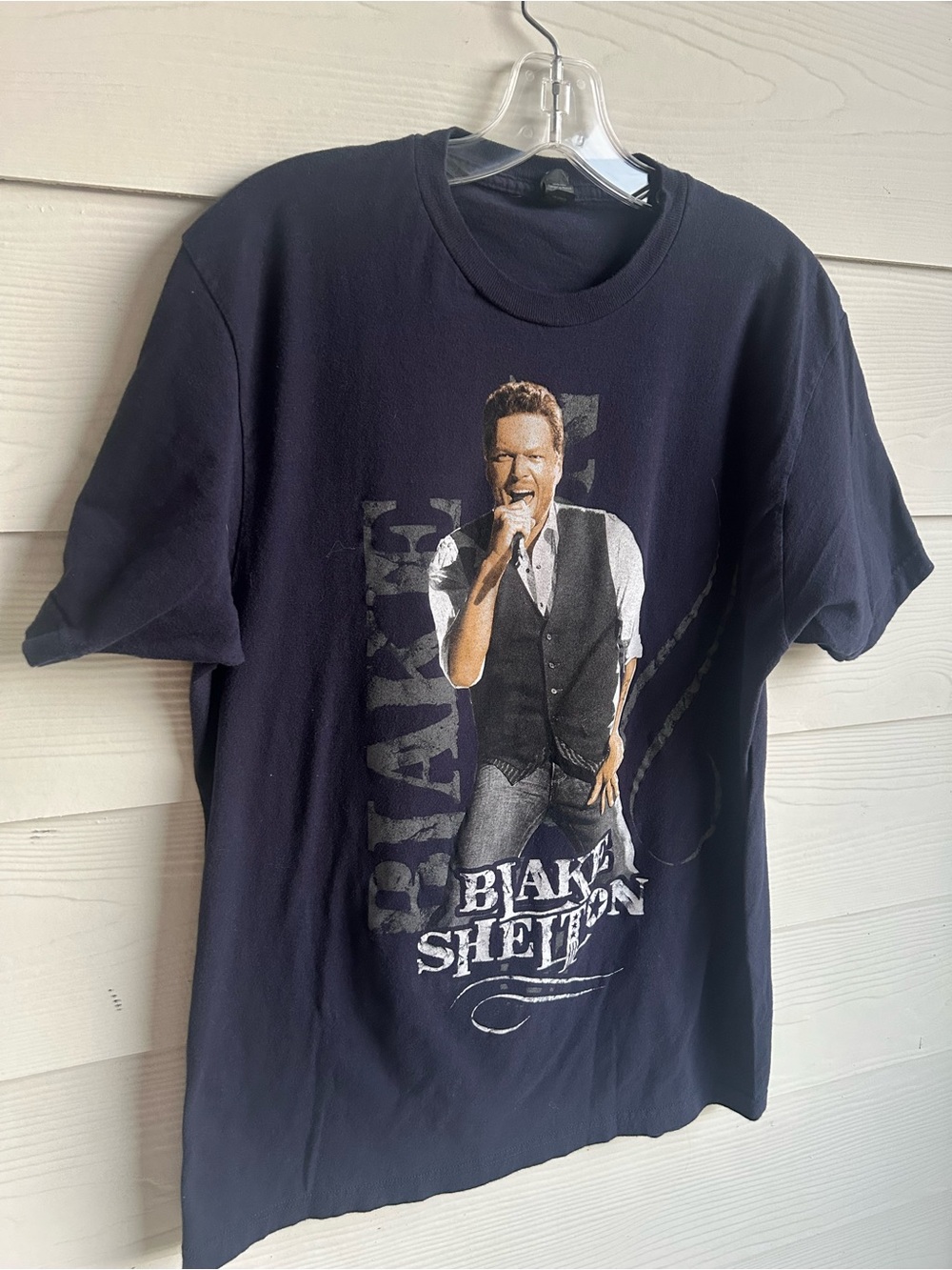 Blake Shelton 2014 Tour Short Sleeve T-Shirt - Black - Picture 7 of 7